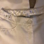 White House | Black Market WHBM Lined Cream Sz 6 w/Satin Trim Dress Capri’… Photo 2