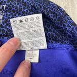 Nike Dri-Fit Womens Purple/Black/White Running Cropped Legging with Drawstring S Photo 9