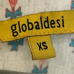 Global Desi Boho Vneck floral print jumpsuit, wide leg, sleeveless, sz XS Pink Photo 1