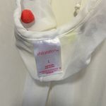 Xhilaration White Shear Rainbow Pom Pom Bathing Suit Coverup Size Large Photo 2