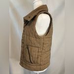 BB Dakota Anthropologie Vest Women M Brown Wool Blend Herringbone Lined Pockets Photo 6