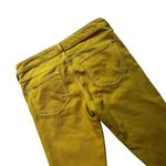 Pilcro and the Letterpress Anthropologie Mustard Stet Skinny Jeans, Sz 27 Photo 6