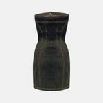 Dana Denim Mini Dress Dark Denim | Size L | NWT Black Size L Photo 5