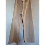 ZARA  Women's Baggy Wide Leg Jeans High Rise Capri Frayed Stretch Size 6 Photo 1