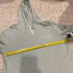 Ivory Ella green elephant drawstring hooded long sleeve shirt M Photo 8