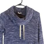Splendid Heathered Blue Cowl Neck Layered Pullover Knit Sweater Women Sz XS Photo 6