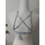 Forever 21 Lavender Floral Applique Underwire Bra 36C Coquette Girl Cozycore Photo 2