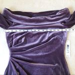 Eliza J Â Velvet Off The Shoulder Dress Long Sleeve ShortâSheath Purple Size 8 New Photo 11