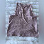 Free People Intimately  pink rib knit v neck cropped tank top sz. Xs/s Photo 1