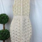 Hera Collection Hera Women's Tan Body Con Bandage Rivet Mini Dress S Small Photo 0