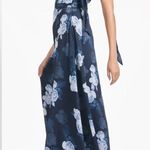 NEW Sachin & Babi Kayla Floral Halter Midnight Glacial Rose Maxi Dress sz 12 White Photo 1