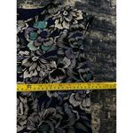 Liz Claiborne  Dress Navy Blue Floral Women’s SizeXL Polyester Spandex Cap Sleeve Photo 4