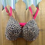 PINK - Victoria's Secret Victoria’s Secret Pink Wear Everywhere Push-Up Bra Leopard Animal Print 34C EUC Photo 0
