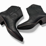 Lucky Brand Black Western Mid Calf Braided Boots Women’s Size 7 Photo 0