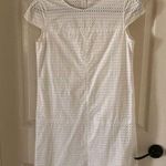 ZARA NEW White Shift Dress Cap Sleeve Seersucker Size Small T-Shirt Brunch NWOT Photo 0