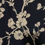 Talbots   100% Silk size 8Petite Cream and Gold FloralSheath Dress Mock Neck Midi Photo 3