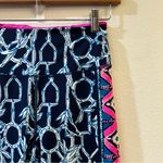 Lilly Pulitzer Luxletic Weekender High Rise Legging Navy Lucky Bamboo Size Small Photo 3
