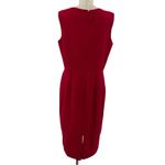 Dress the Population Elle Sweetheart Neck Sheath Midi Dress Garnet Red Size XXL Photo 7