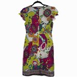 ECI  New York Modern Short Sleeve knee length floral Dress Size 2 Photo 1