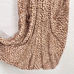 Kittenish  Brown Animal Print Coverall Romper Womens XL Beachy Summer Casual Photo 5