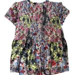 Anthropologie ‎ Akemi + Kin Grace Floral Smocked Top Multi Size Medium Photo 2
