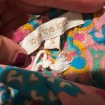 Anthropologie NWT  LOVE THE LABEL Eva Floral Ruffled Pink Jumpsuit Sz S Photo 5