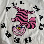 New Alice In Wonderland Cheshire Cat All Mad Here Adult Unisex T Photo 1