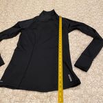Reebok  Women’s Black High Neck Play Dry Long Sleeve Top Size Medium Photo 3