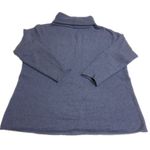 Eileen Fisher Sweater Womens X Large Blue Turtleneck Cotton Cashmere Blend Photo 1