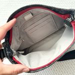 Baggallini Baggalini Black Grey Leopard Cheetah Print All Around Crossbody Mini Bag Photo 9