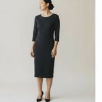 T Tahari  Green jewel midi dress. Size 10 Photo 12