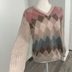 IZOD Vintage Multicolored Argyle Sweater Photo 2
