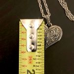 JUDITH JACK Sterling Silver Marcasite Encrusted Large Heart Locket RARE Black Photo 6