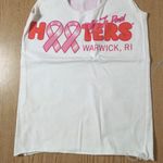 Hooters B75 Girl Worn Uniform Pink Ribbon Breast Cancer Aware Tank Warwick RI Xs Photo 2