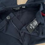 Boom Boom Jeans Navy Chino Stretch Pants with Red Stripe Photo 14