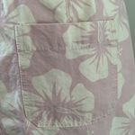 New Frontier Lavender/White Cotton Hibiscus Print Skirt sz 4 Purple Photo 4