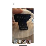 Gracia Garcia White Frill Detail Long Sleeve Beautiful Top Women’s Size Large With Cami Photo 4