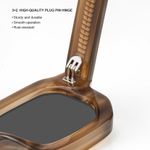 Stylish Brown Square Sunglasses Photo 3