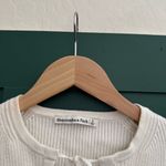 Abercrombie & Fitch Abercrombie tie front sweater vest high neck bows Photo 4