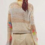 Free People Mandy Mended Pullover Size XS NEW Distressed Grunge Whimsical Spring Photo 5