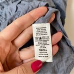 Elan  Tie‎ Front Top Dusty Blue S Photo 2