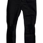 NY&Co Curvy Sculpting Skinny Jeans Size 0 Black Distressed Ripped Knee‎ NWT Photo 0