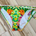 Victoria's Secret Victoria’s Secret Light Green Bikini Top (SZ L) Floral & Pineapple Bottom(SZ M) Photo 9