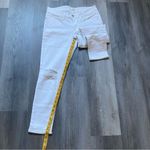 Levi's Levi’s 711 Skinny Jeans White Distressed Ripped Streetwear 27 Waist Photo 10