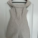 Jonathan Simkhai Textured Romper Size 4 Gray Photo 2