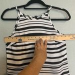 Banana Republic black and white stripe dress size 0 Photo 4