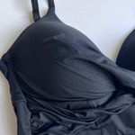 La Blanca Island Goddess Twist Keyhole One Piece - Black size US 6 Photo 3