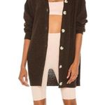 Line and Dot  - Elise Cardigan in Chocolate Brown Photo 4