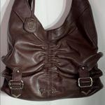 Jessica Simpson Brown Pebbled Shoulder Bag JS5132 Slouchy Buckle Hobo Purse Photo 1