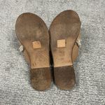 Antik Batik Alba Sandals Womens 7 Natural Leather Fringe Tan Slides Euro 38 Boho Photo 6